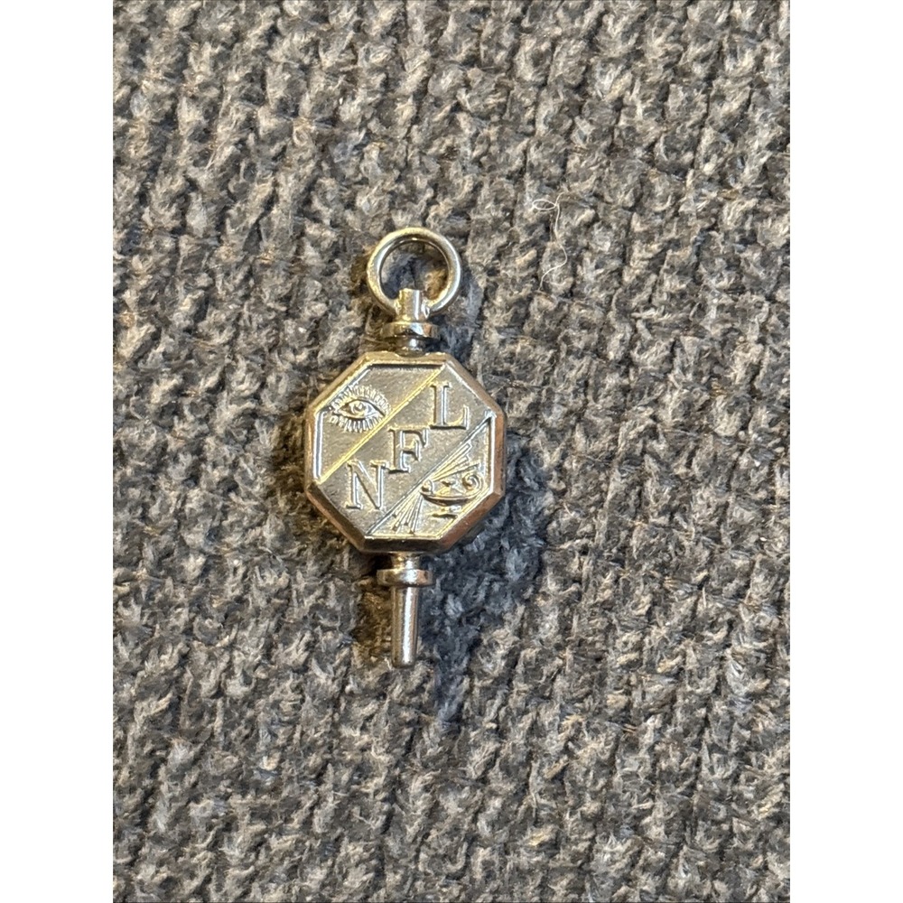 SILVER FRATERNAL Pendant Charm ALL SEEING EYE ALADDIN'S LAMP NFL Glen Hunsberger